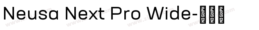 Neusa Next Pro Wide字体转换